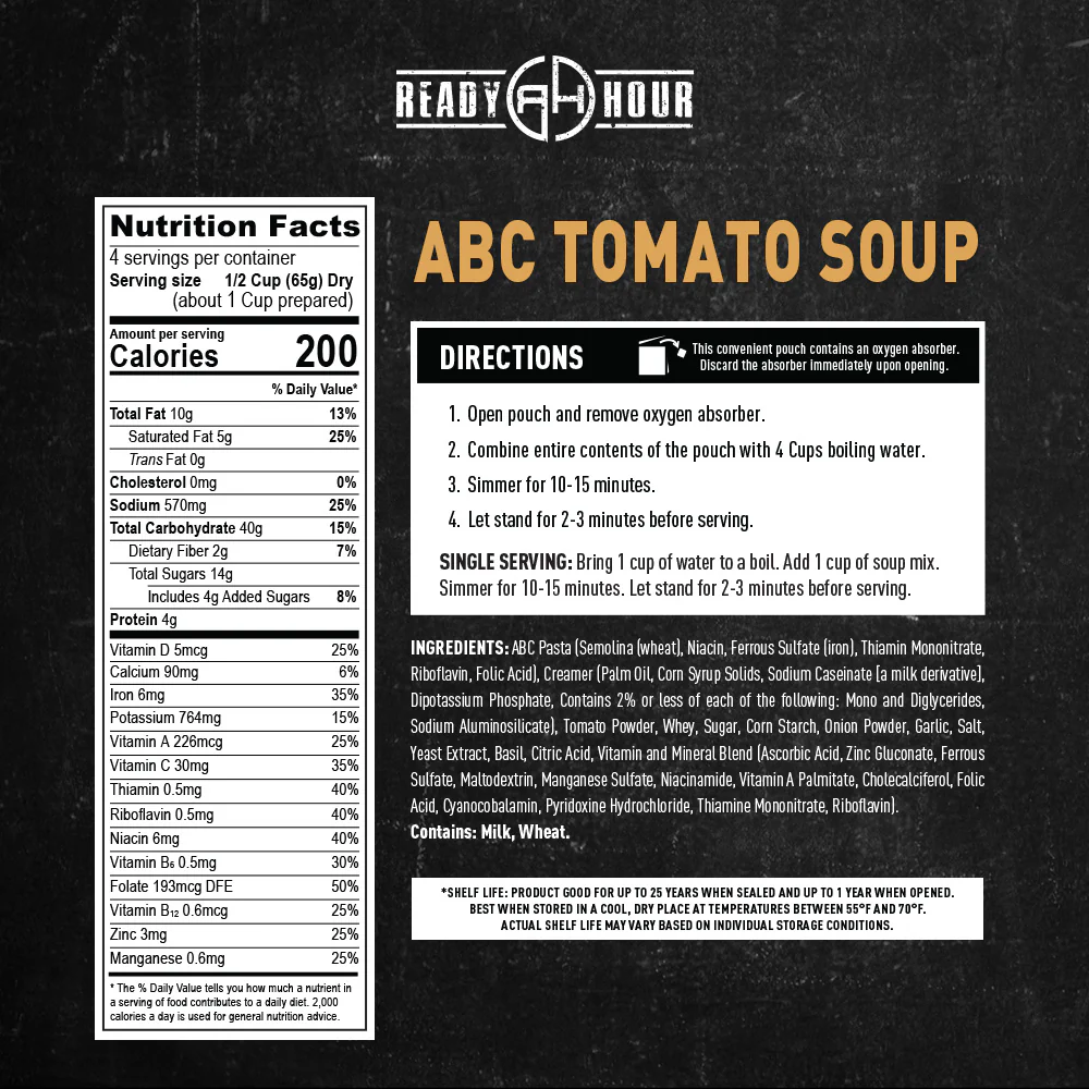 ABC Tomato Soup (6 pouches, 24 servings) - Image 7