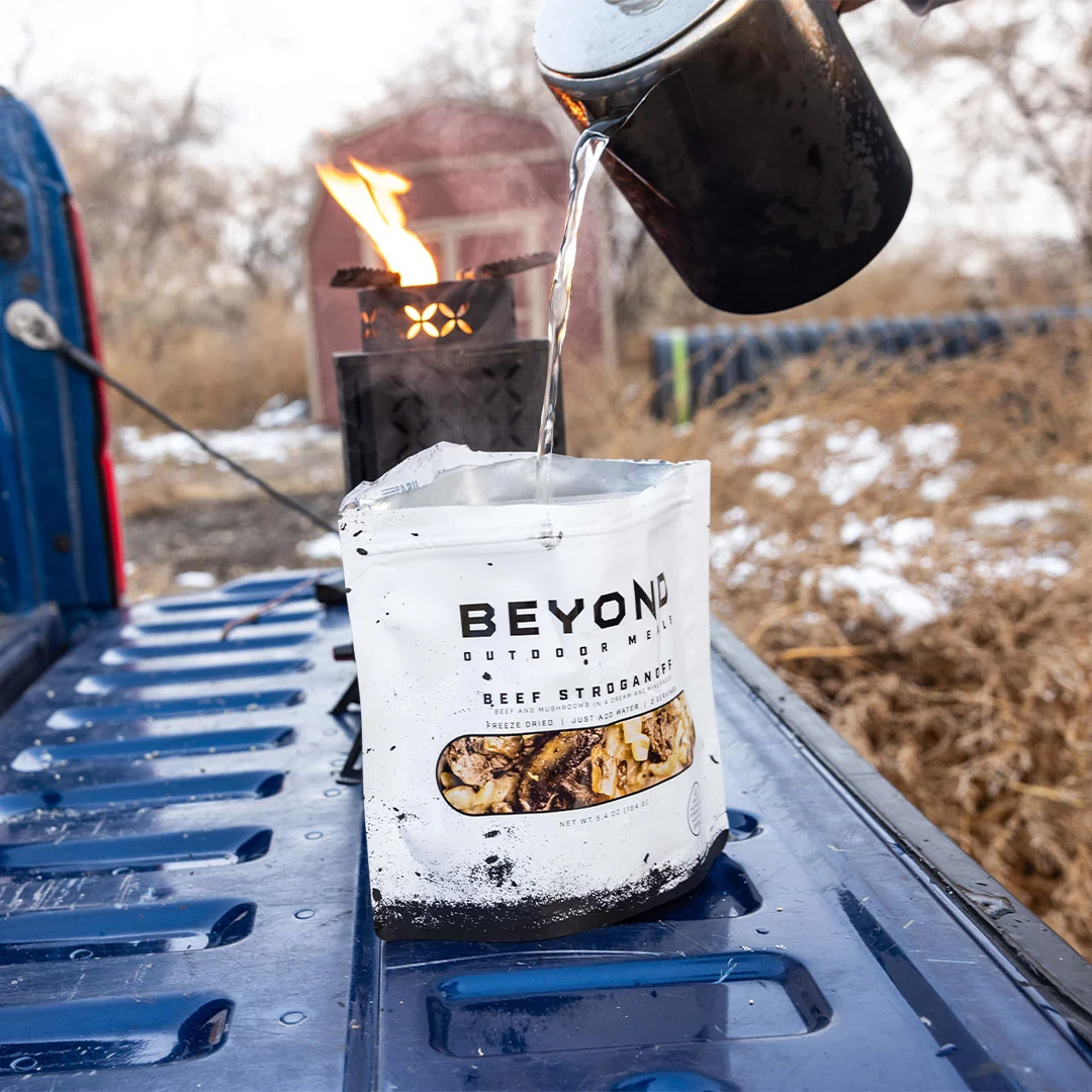 Beef Stroganoff Pouch by Beyond Outdoor Meals (710 calories, 2 servings) - Image 6