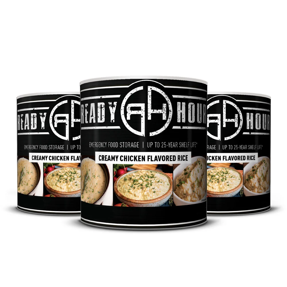 Creamy Chicken Flavored Rice #10 Can (18 servings) - Image 5