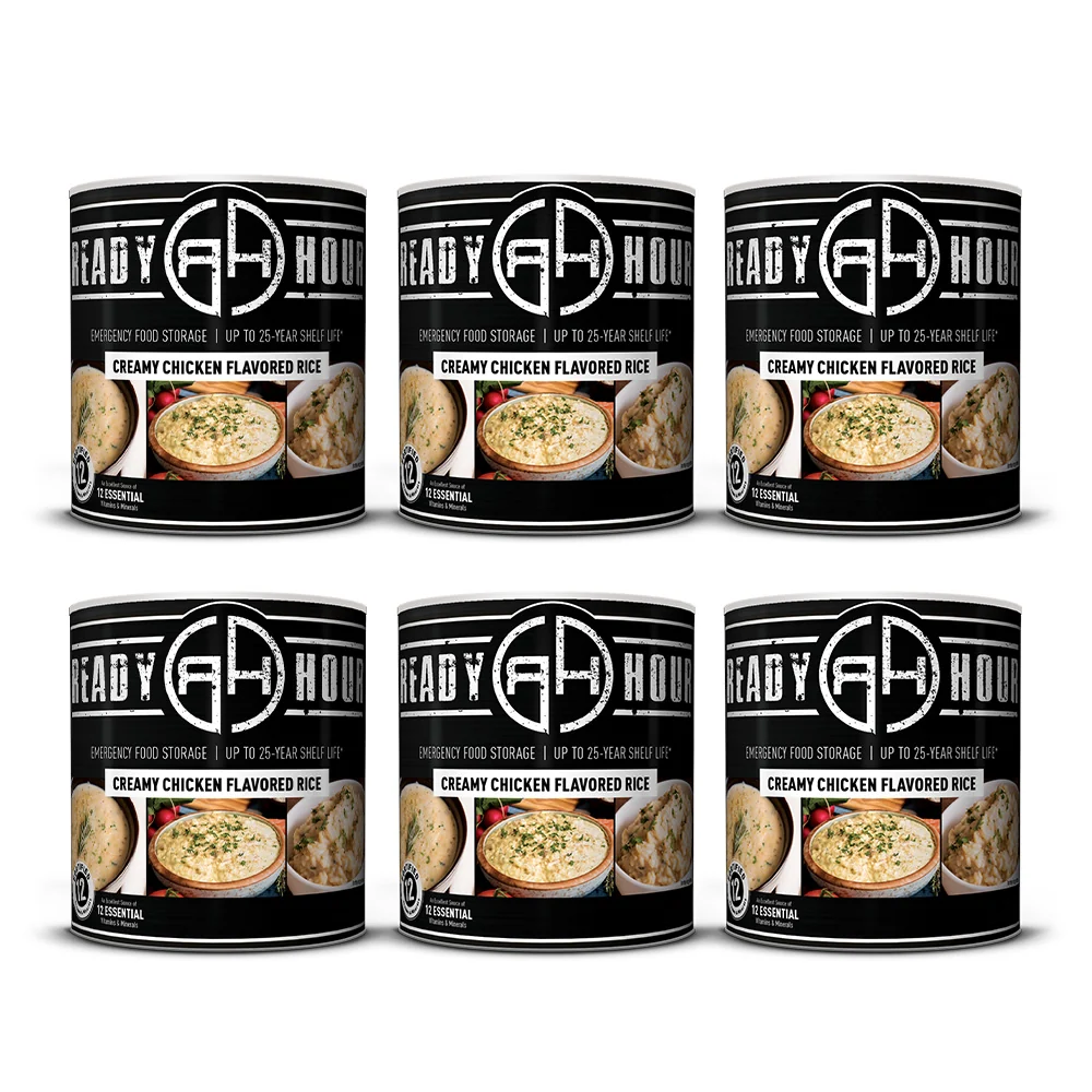 Creamy Chicken Flavored Rice #10 Can (18 servings) - Image 6