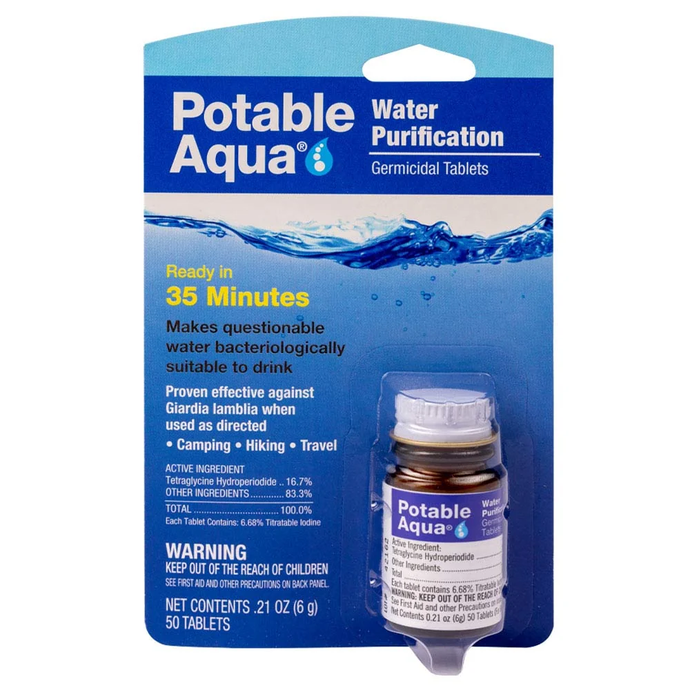 Drinking Water Treatment Tablets by Potable Aqua (50 germicidal tablets) - Image 4