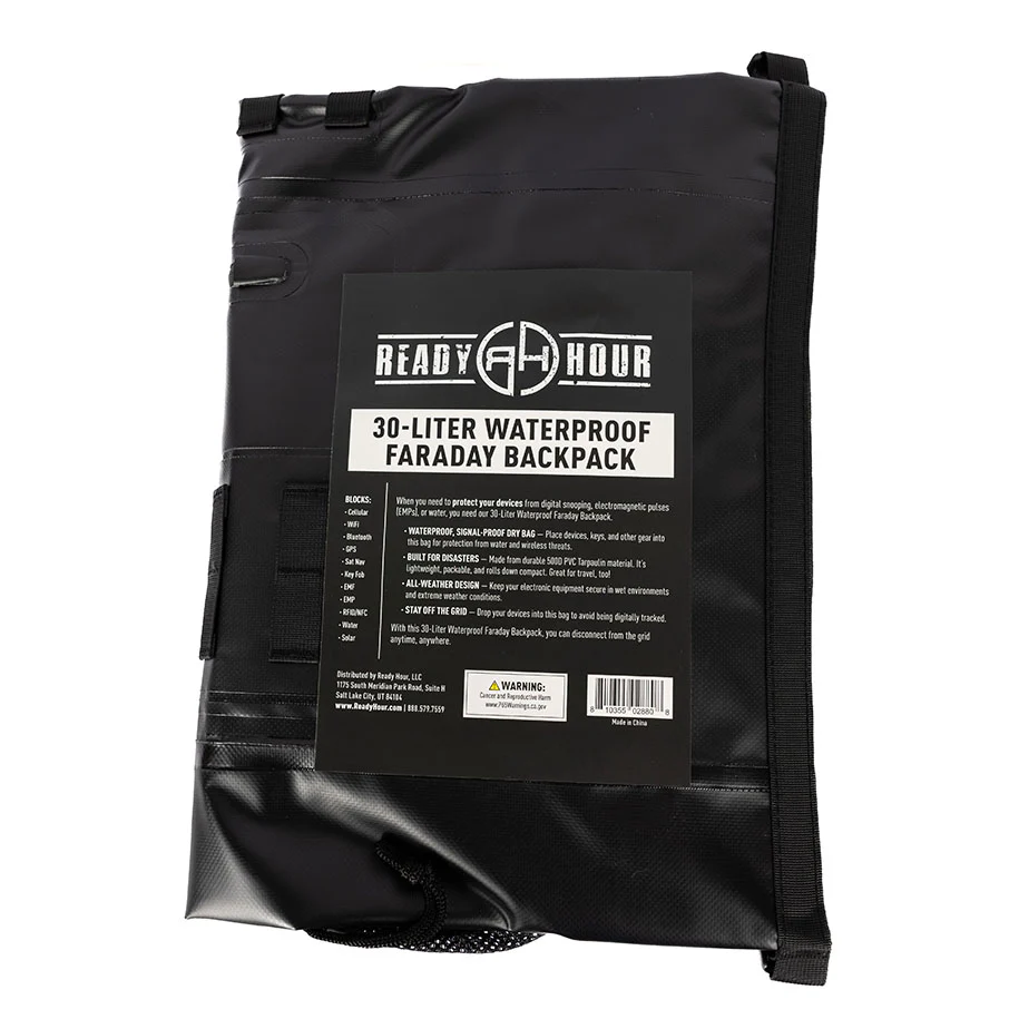 Waterproof EMP Faraday Backpack (30 Liter) by Ready Hour - Image 16