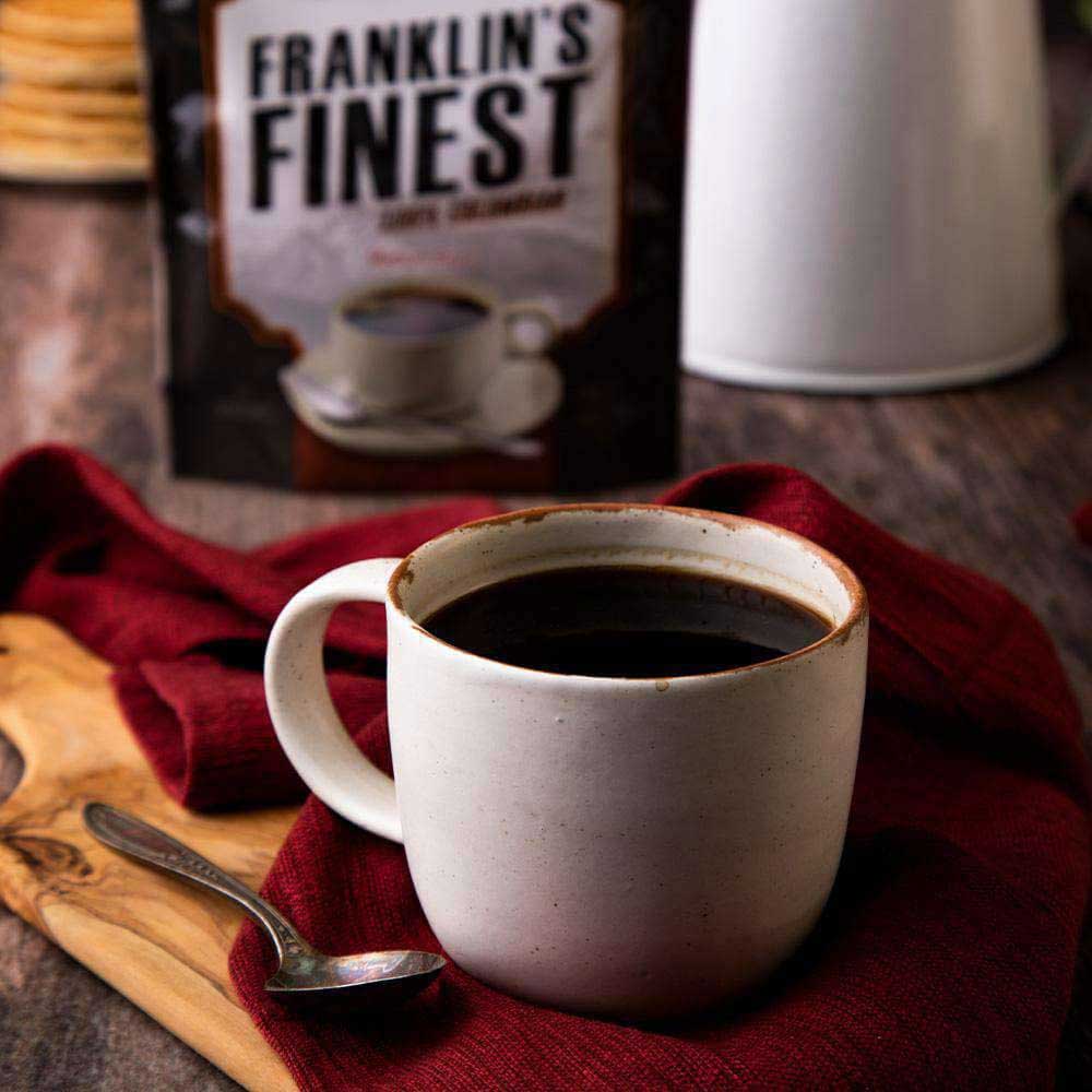Franklin's Finest 100% Colombian Survival Coffee (12 pouches, 720 servings) - Image 6