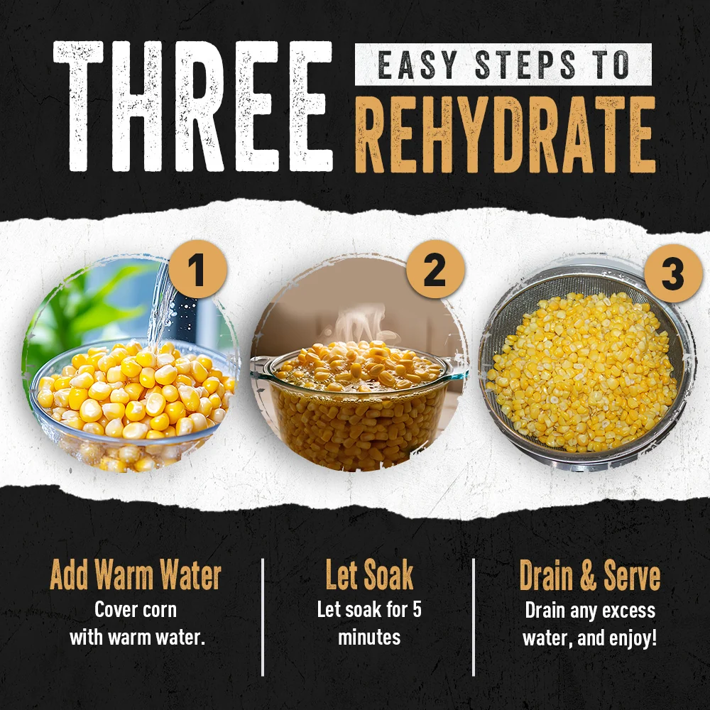 Freeze-Dried Corn (6 pouches, 48 servings) - Image 4
