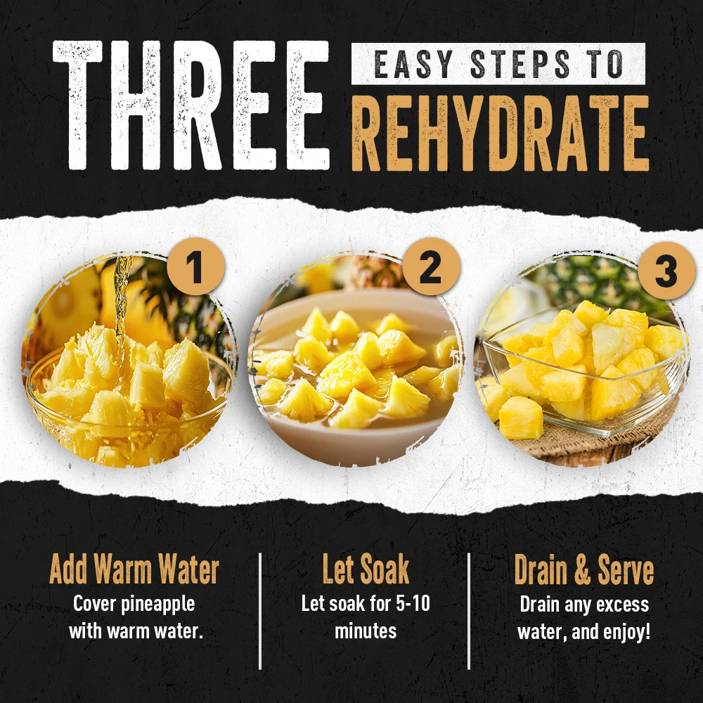 Freeze-Dried Pineapple (4 pouches, 32 servings) - Image 4