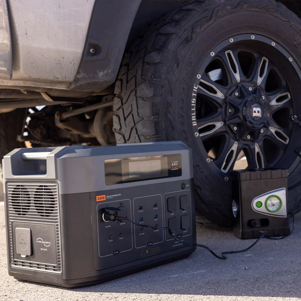 3300 Solar Generator System w/ EMP Intercept Technology + FREE Waterproof 200W Solar Panel by Grid Doctor - Image 21