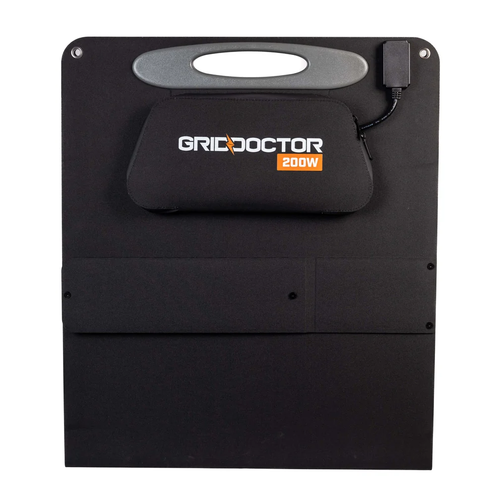 3300 Solar Generator System w/ EMP Intercept Technology + FREE Waterproof 200W Solar Panel by Grid Doctor - Image 3