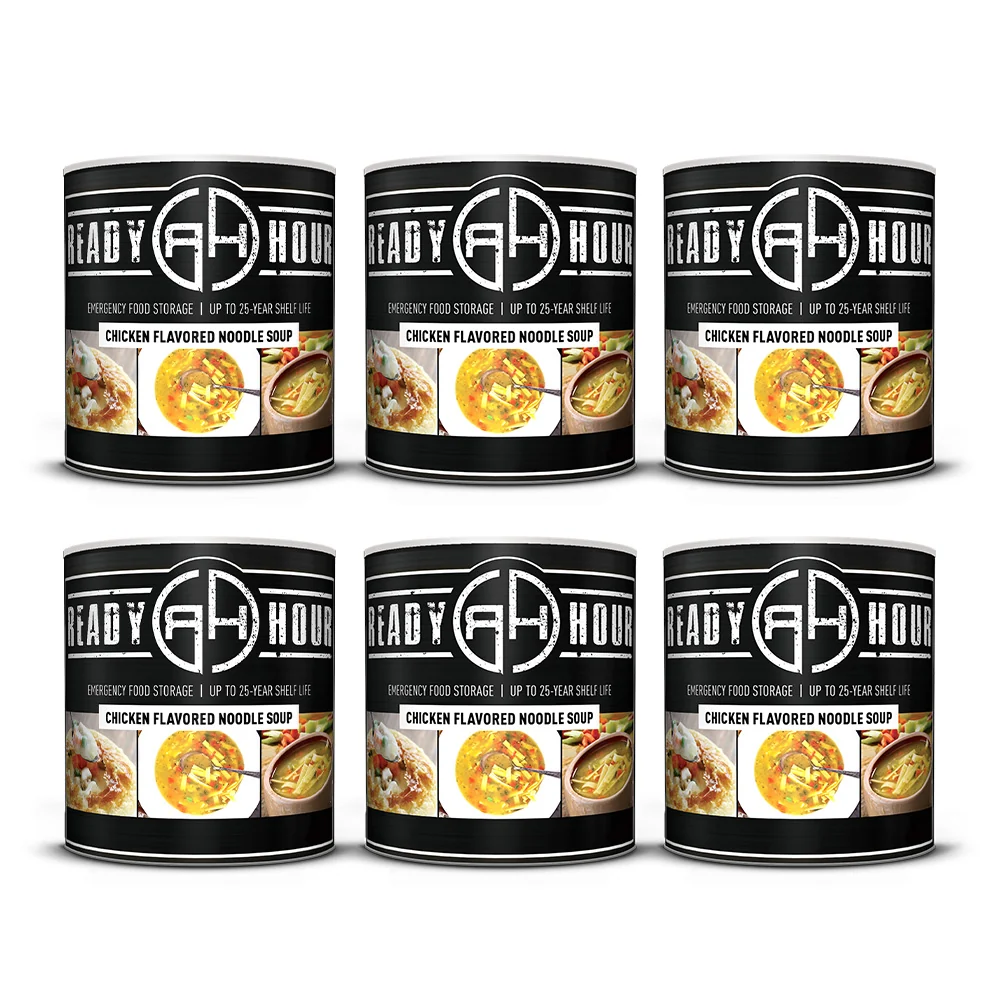 Chicken Flavored Noodle Soup #10 Can (20 servings) - Image 8
