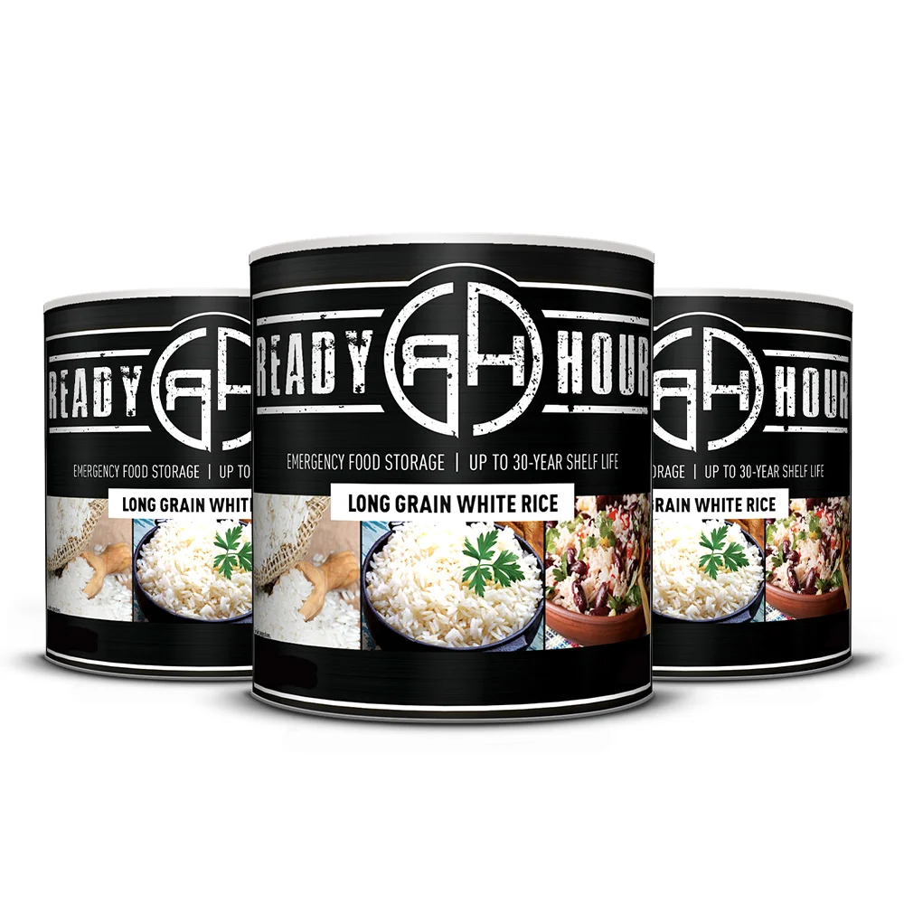 Long Grain White Rice #10 Can (47 servings) - Image 4