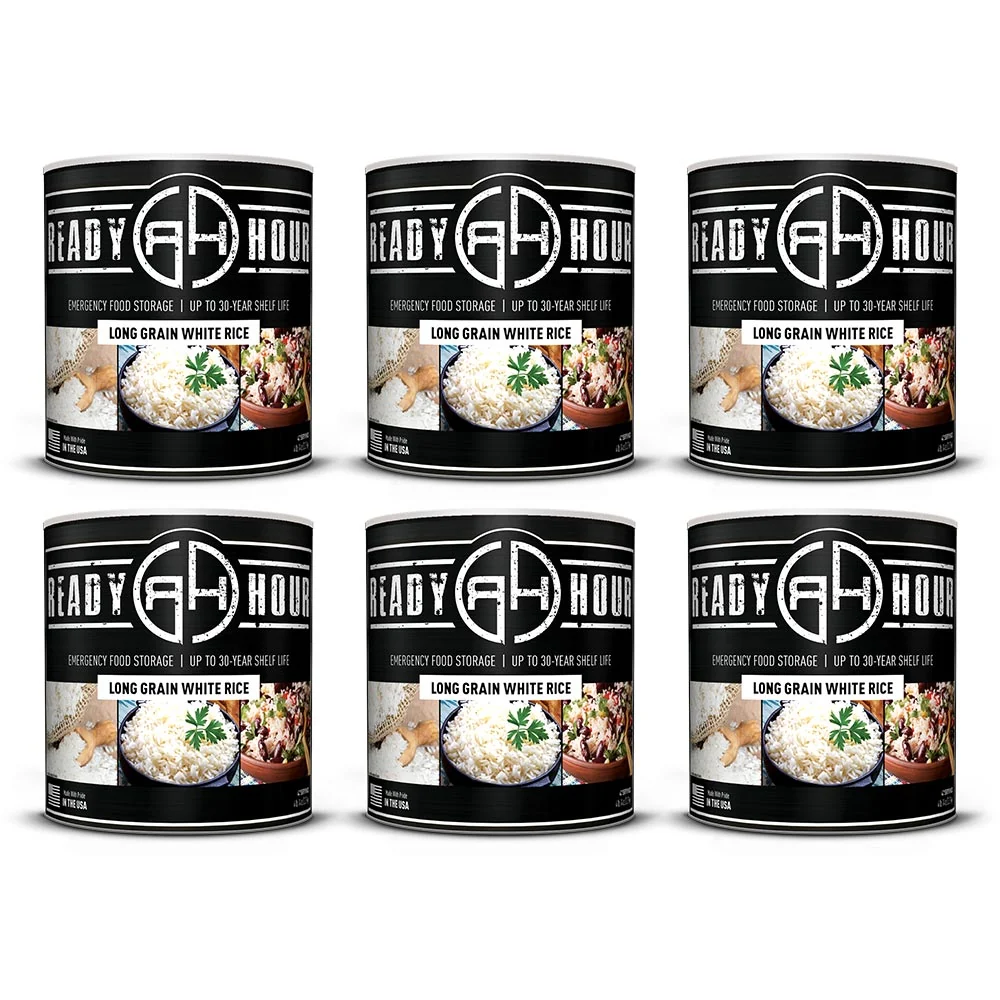 Long Grain White Rice #10 Can (47 servings) - Image 5