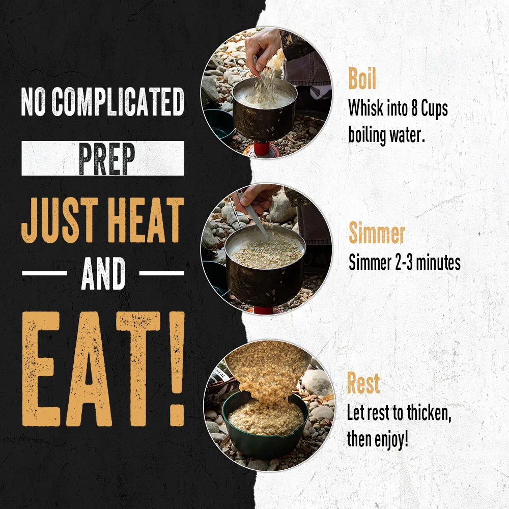 Maple Grove Oatmeal (6 pouches, 48 servings) - Image 3