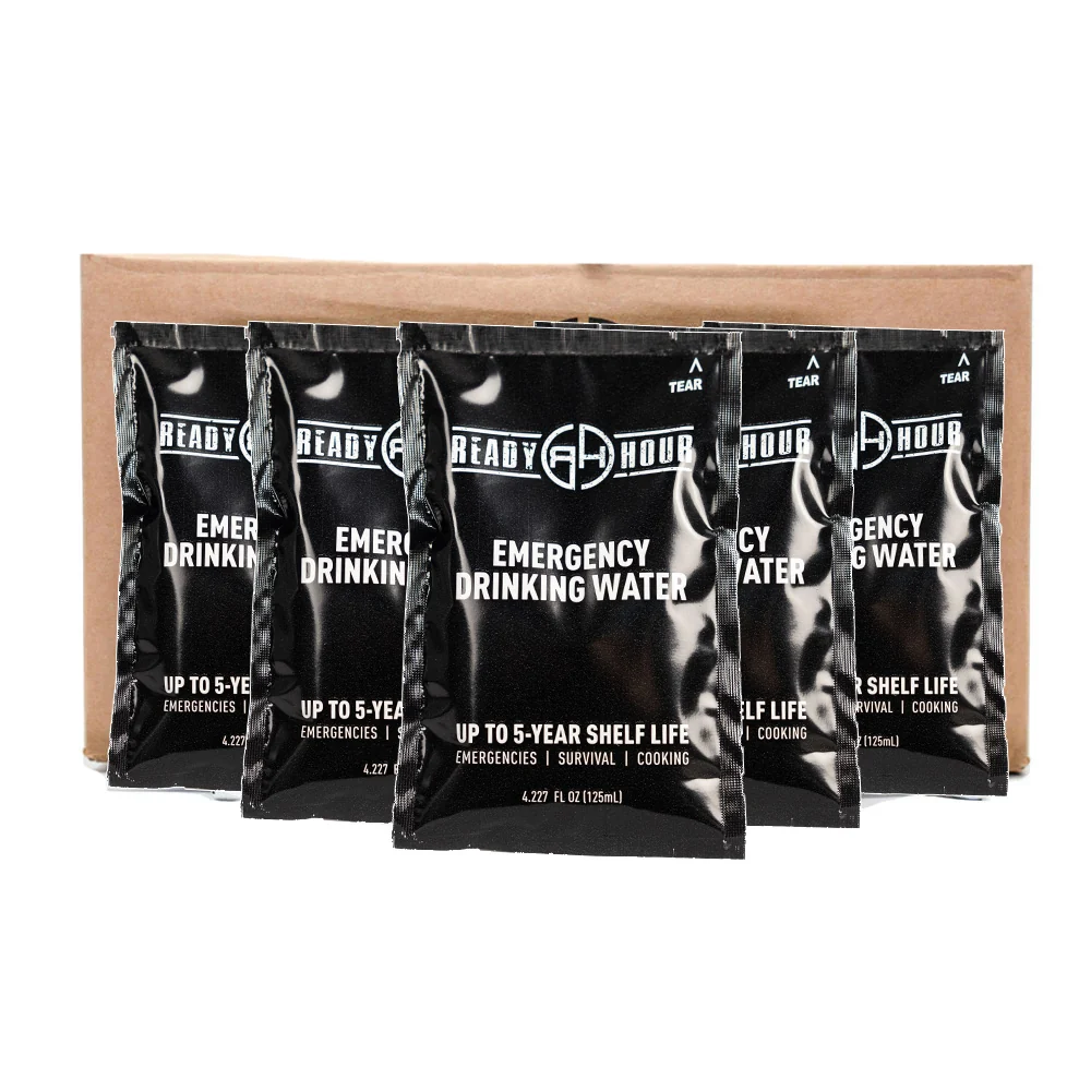 Bug-Out Bundle: MRE (12 meals) & Water (64 pouches) Cases - Image 5