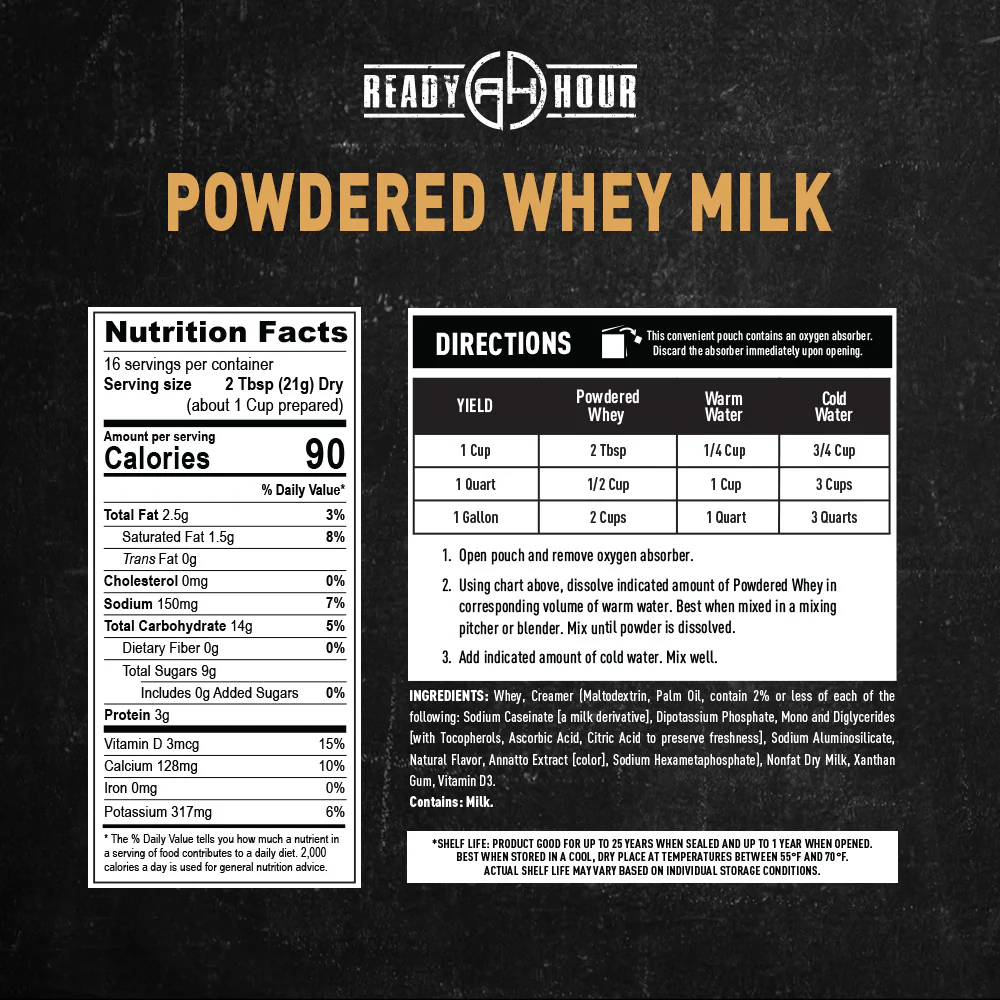 Powdered Whey Milk (6 pouches, 96 servings) - Image 6
