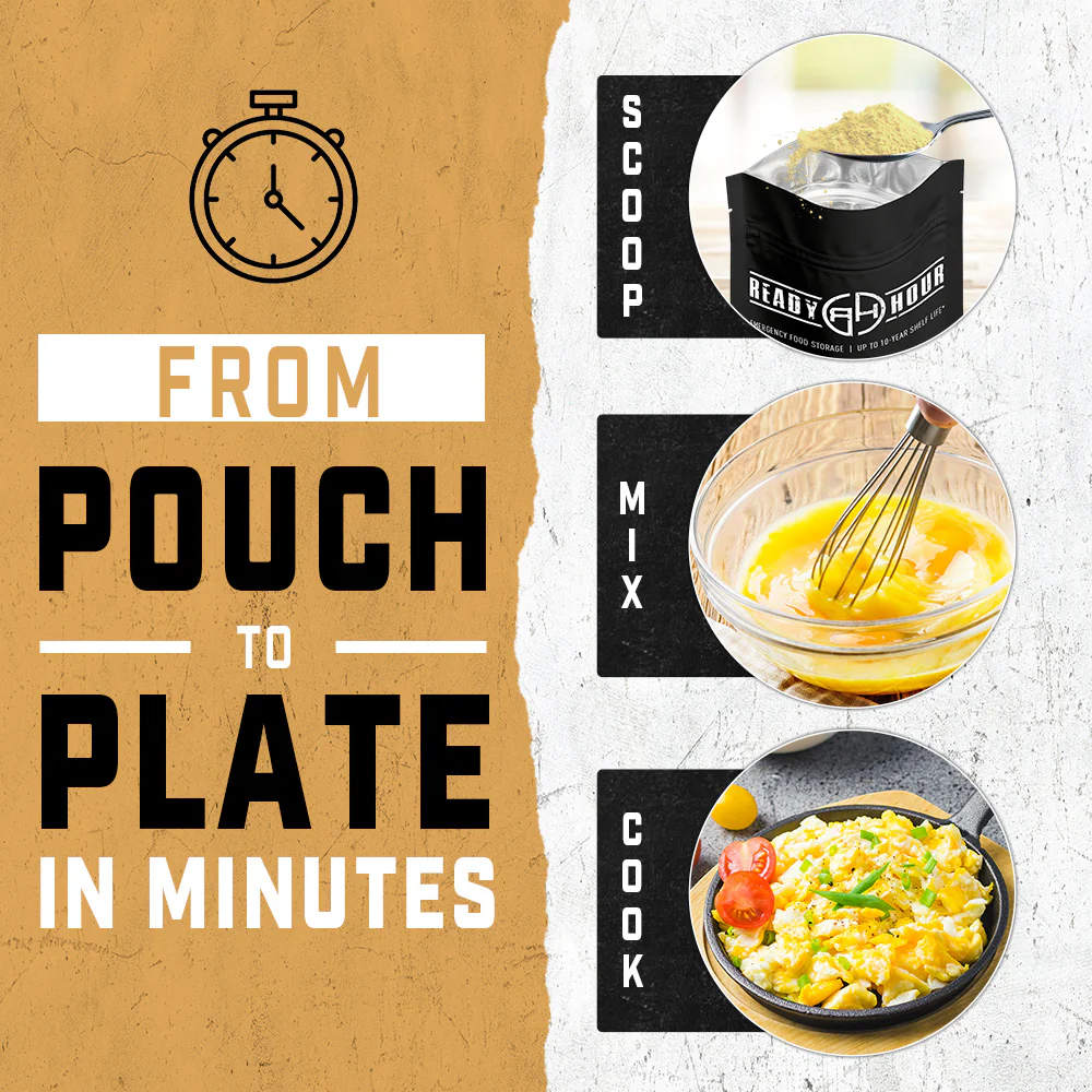Scrambled Egg Mix (6 pouches, 72 servings) - Image 3
