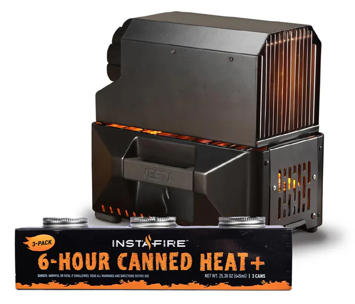 VESTA Self-Powered Indoor Space Heater & Stove with Carrying Case by InstaFire - Image 3